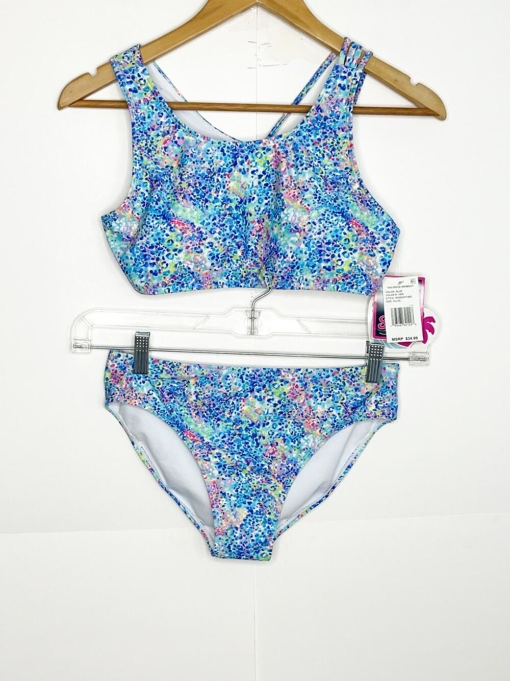 Girls Andy & Evan Bikini Set Size XL